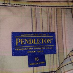 Men's Pendleton Causal long Sleeve Shirt
